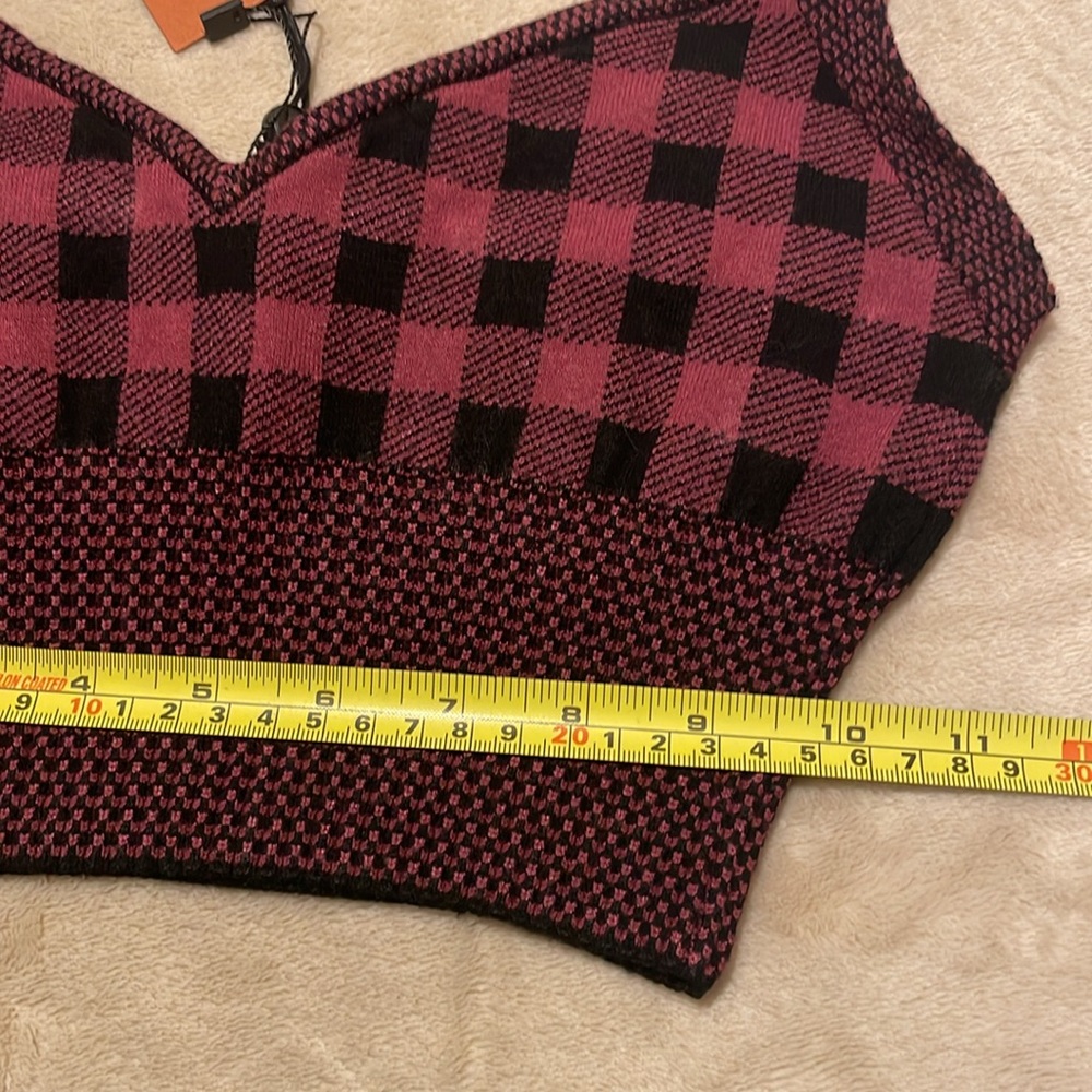 ALTUZARRA Tyler Gingham Crop Bralette - Picture 11 of 12